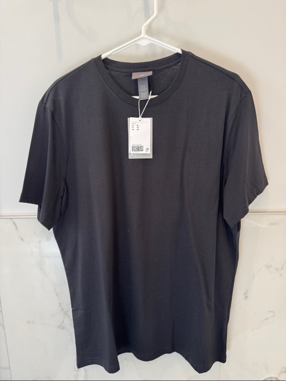 H&M Black Short Sleeve Crew Neck Tee Men’s XL